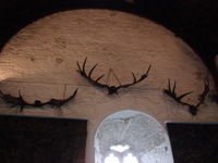 The main hall in Banratty Castle