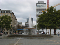 Rained on by this fountain