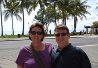Joe and Andrea at Waikiki