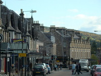 The small town of Atholl nearby Blair Castle