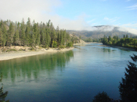 Lake leaving Kamloops