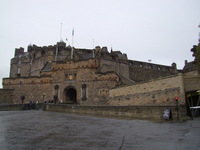 Edinburgh Castle - from the front area where the tattoo is performed